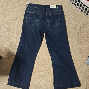 NWT 7 For All Mankind Dark Blue Flare Jeans